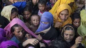 Rebutan Bantuan, 3 Warga Rohingnya Tewas Terinjak-Injak